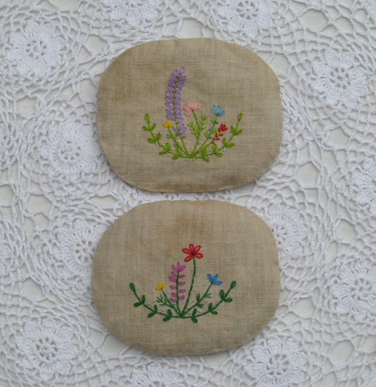 botanical embroideries inspired by my garden